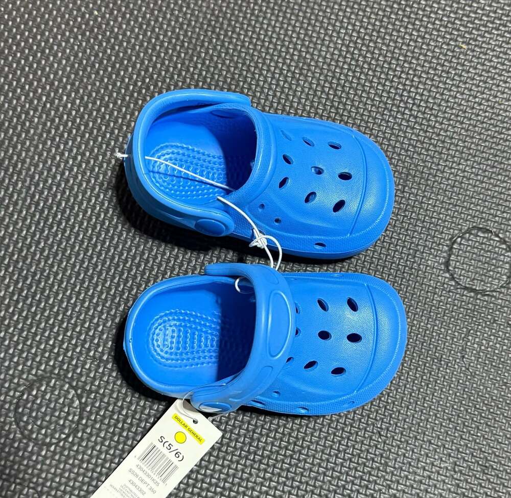 Blue Clog Shoes Size S (5/6) - Picture 2 of 5